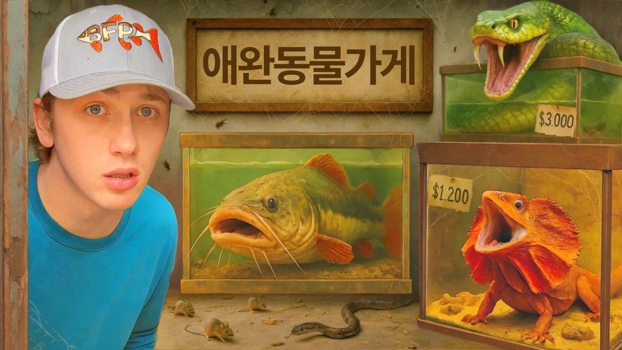 버려진 펫샵을 발견했어요!