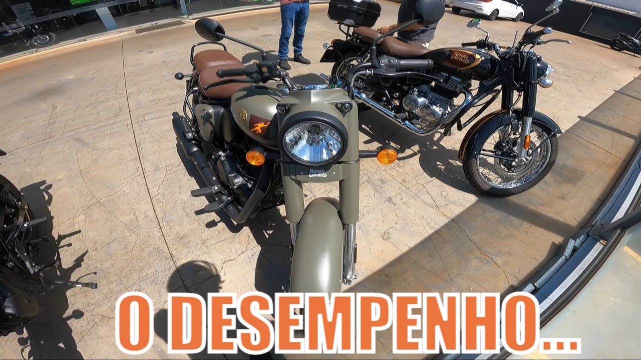PEGUEI UMA CLASSIC 350 DA ROYAL ENFIELD, EMÇÃO AO VOLTAR PRA CASA...