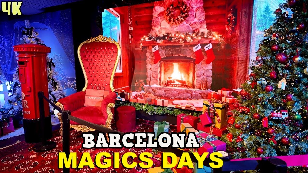 MAGIC DAYS en Casa Seat 2025 ✨ Navidad en BARCELONA 2025 España 4K