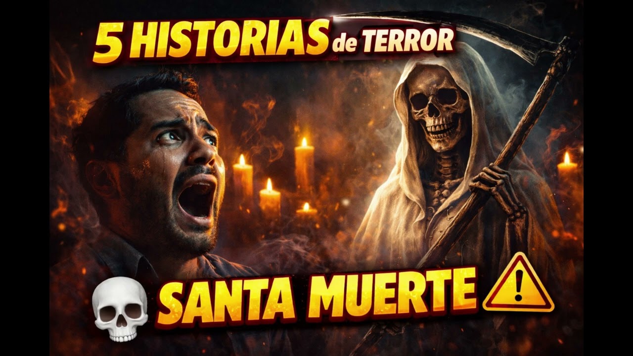 5 HISTORIAS DE TERROR de la SANTA MUERTE | Relatos Reales que No Dejan Dormir #santamuerte