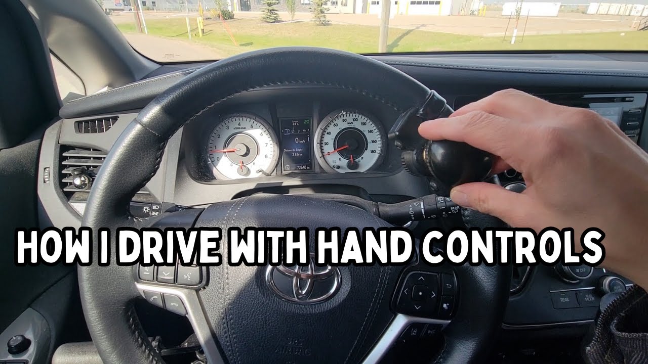 How I drive with hand controls//driving when you're paralyzed