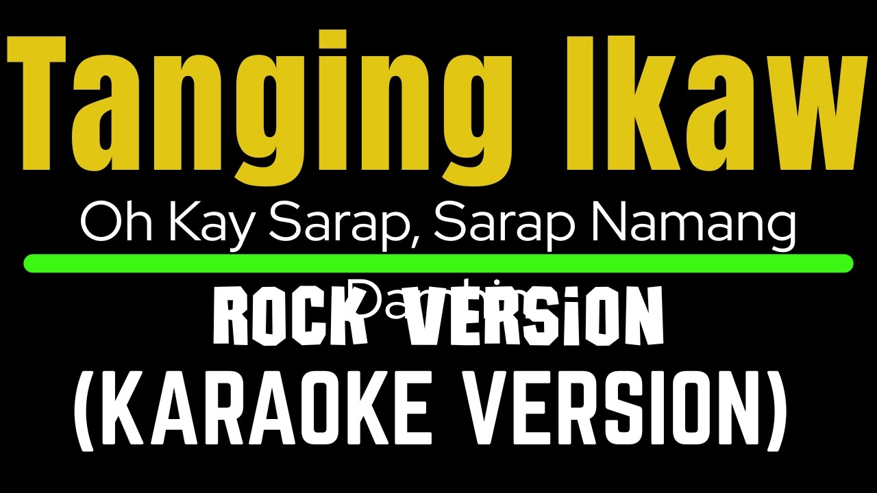 Tanging Ikaw - Karaoke Version I Rock Version (Zander Kahn)