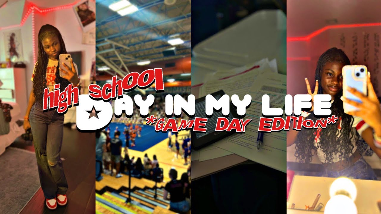 day in my life:highschool vlog *GAME DAY EDITION* pep rally + more