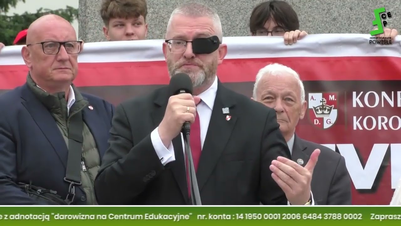 Grzegorz BRAUN: Odzyskajmy Polskę z rąk żyd&oacute;w, eurokomuny i banderowc&oacute;w Marsz Wolyński KKP 12.7.2026