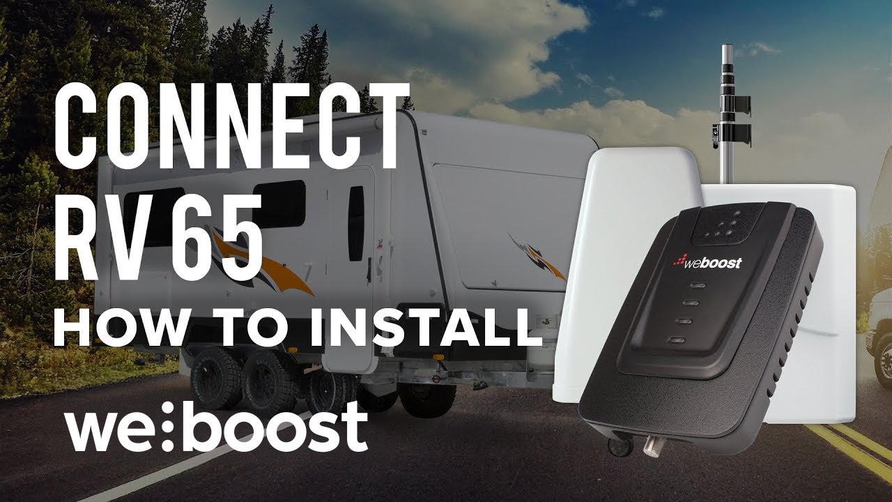 Installing the Connect RV 65, cell signal booster for your RV | weBoost