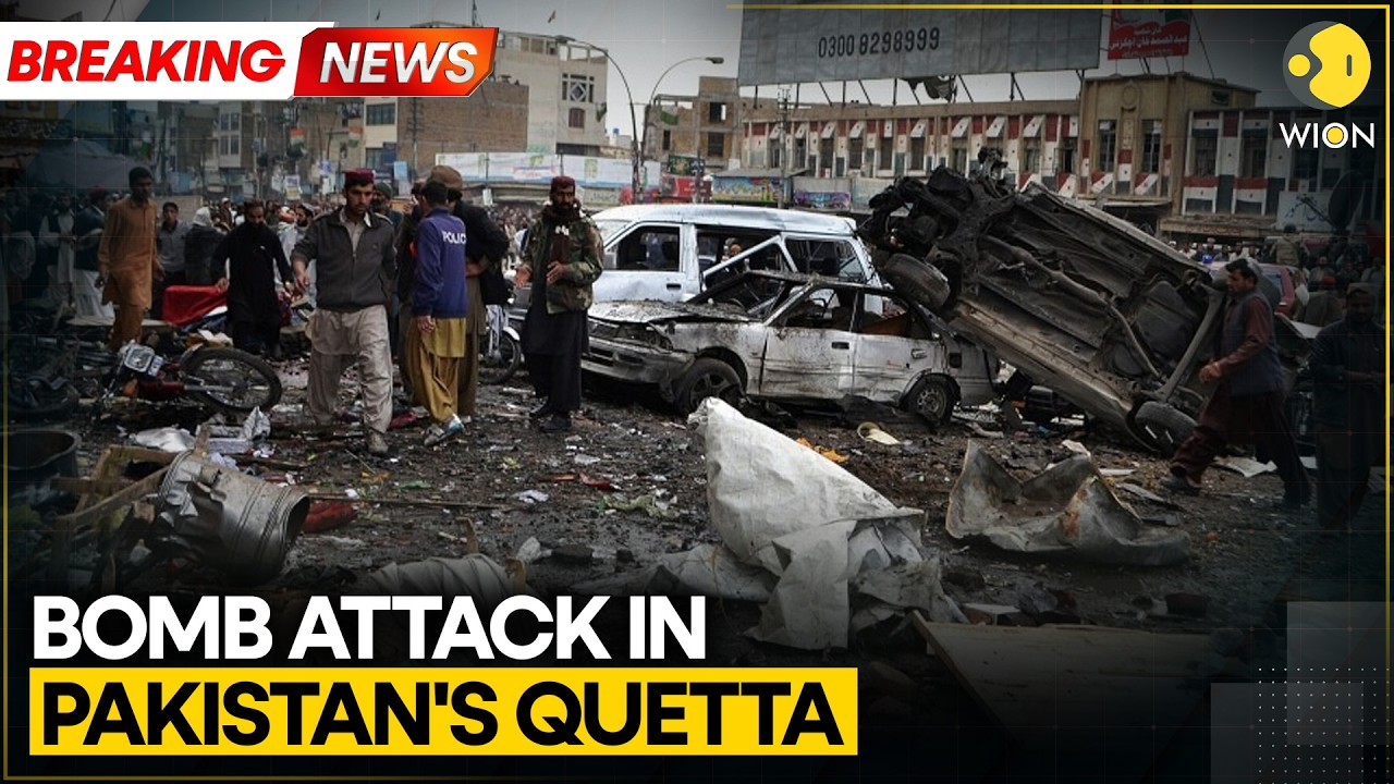 Pakistan Bomb Attack: Attack Hits Passing Train Causing it to Derail | WION BREAKING
