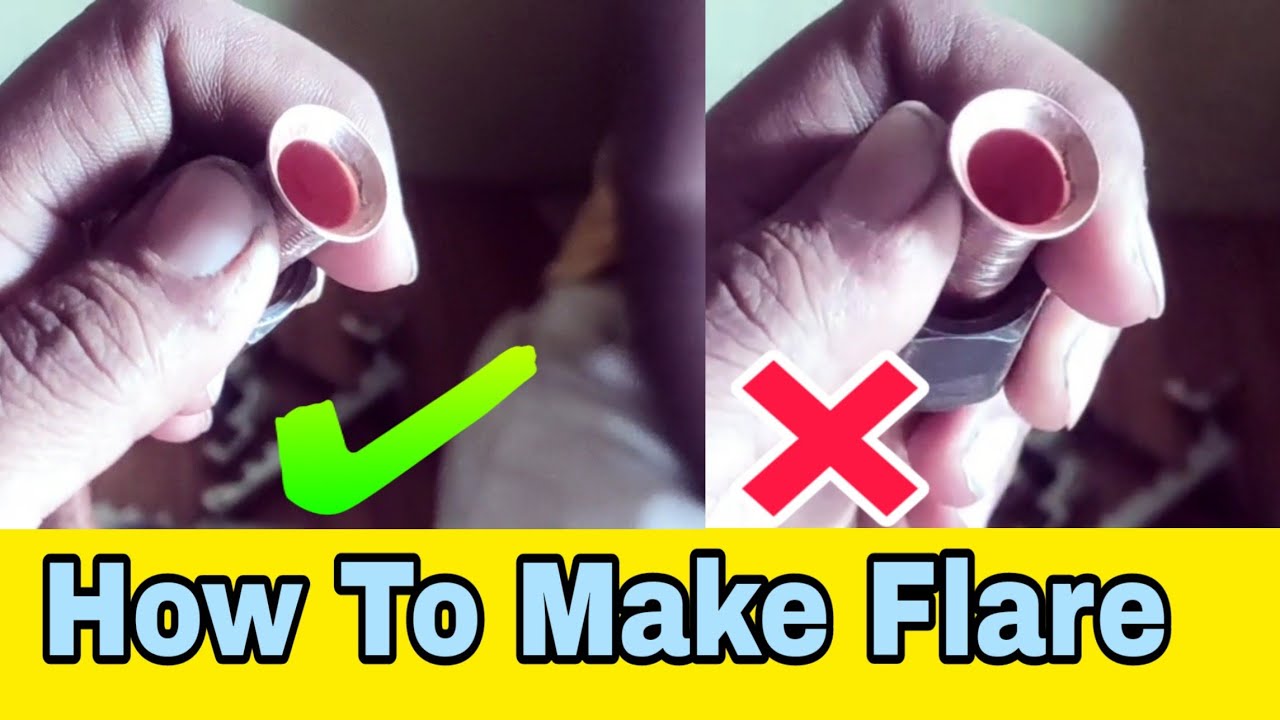 How to make air conditioner copper pipe flare | How to make flare in split ac