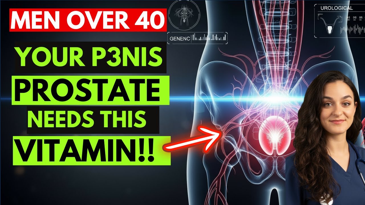 Urologist Recommends: Take THIS Vitamin That Actually Work For Your Penis and Prostate