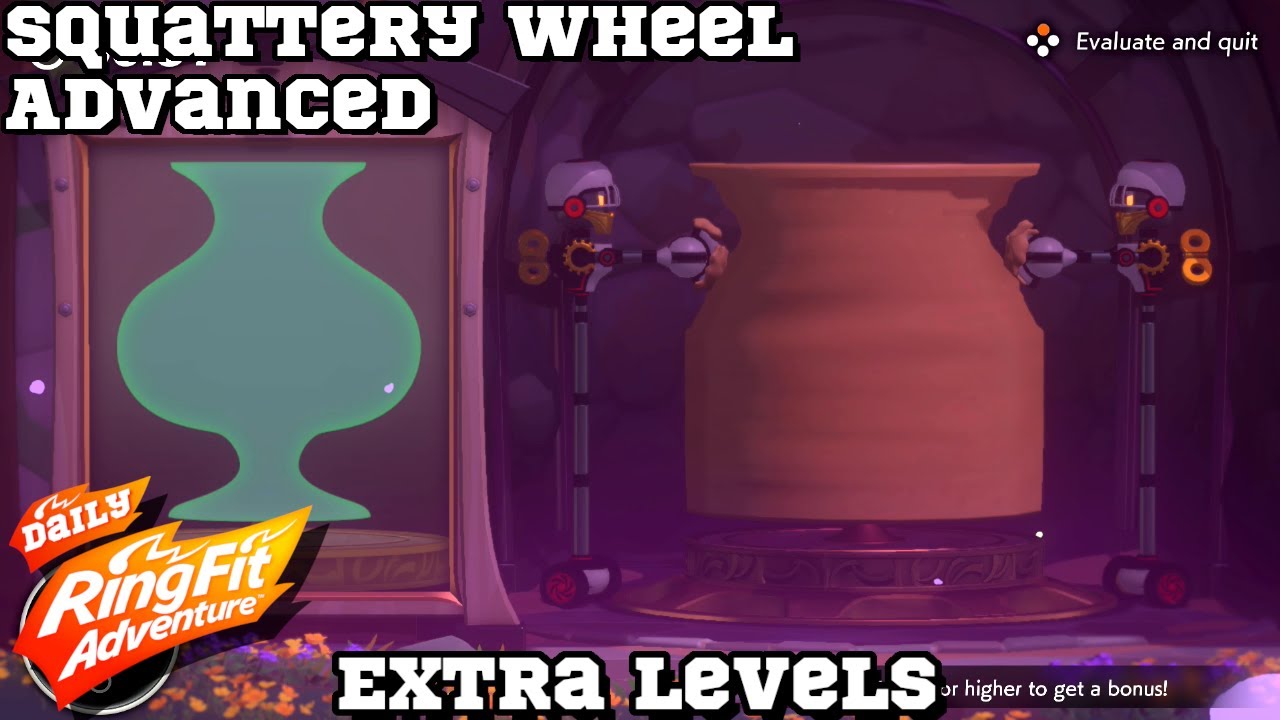 EXTRA | Squattery Wheel: Advanced | DAILY Ring Fit Adventure - No Commentary