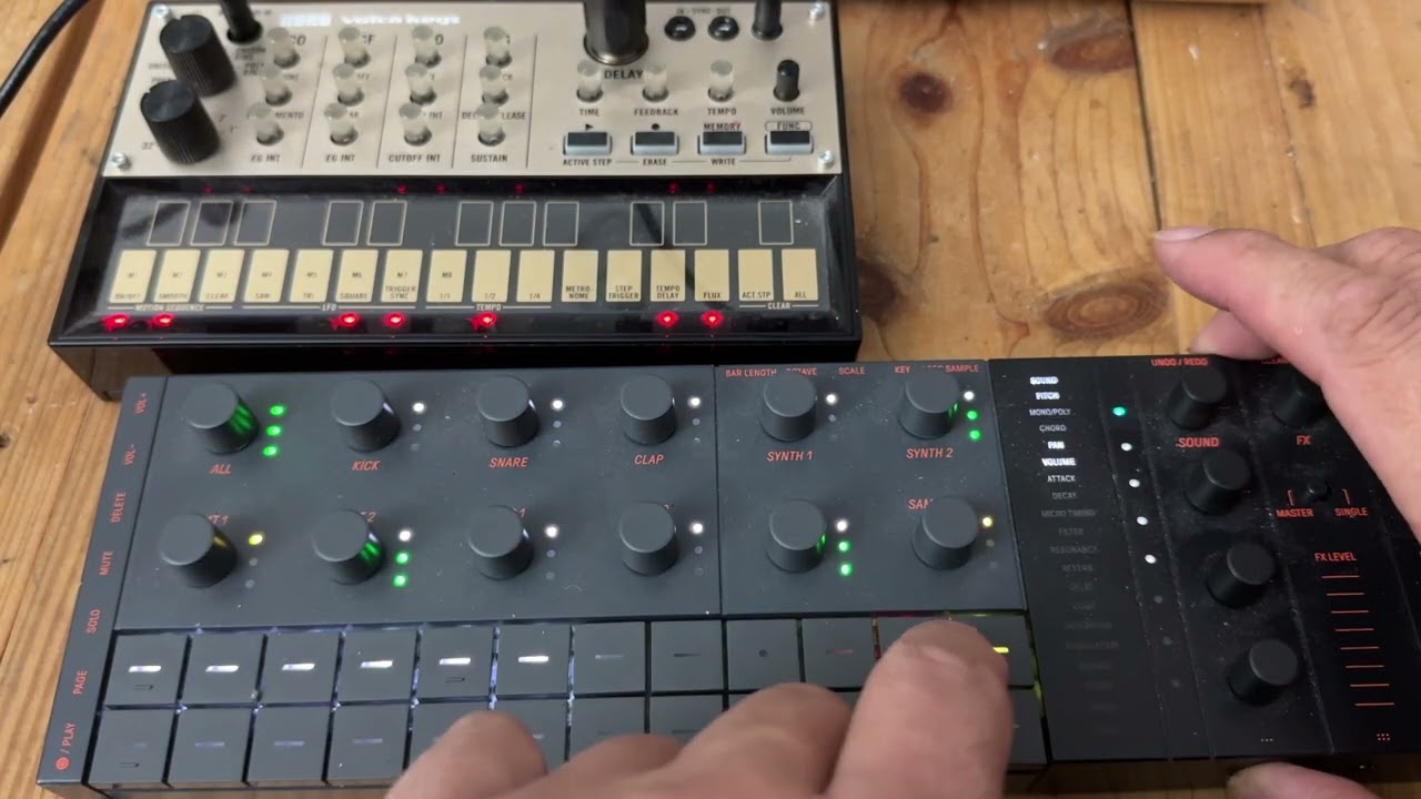 Seqtrak and Volca synced