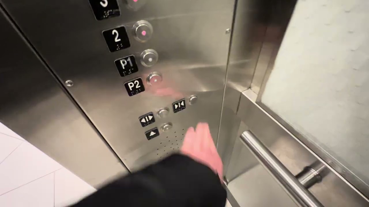 Schindler 330A Hydraulic Elevator @ Rideau Mall Parking Garage, Ottawa, ON