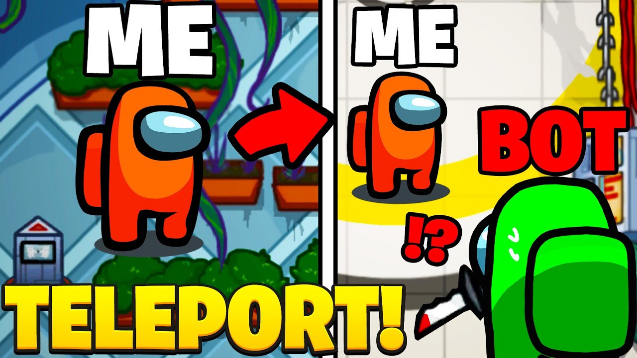 Among Us BUT I CAN TELEPORT.. (broken)