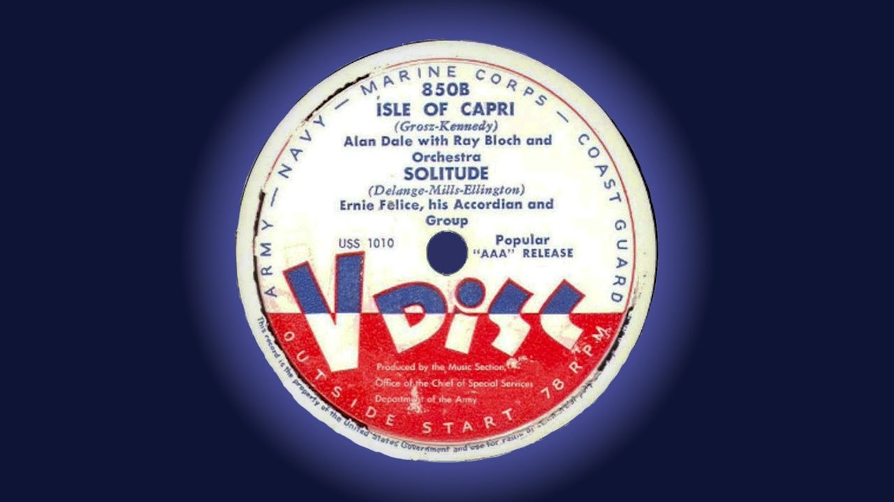 Solitude *1948 - Ernie Felice his Accordion and Group