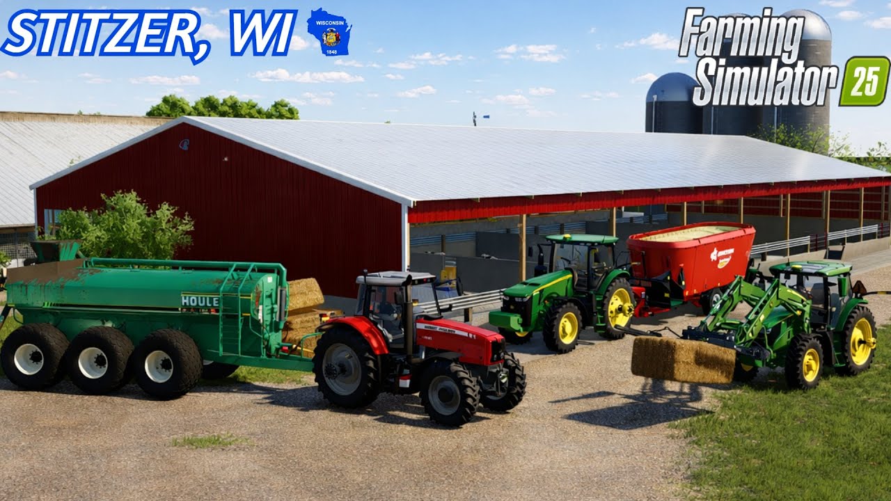 I Built A New Calf Barn For The Dairy Farm!!! | Farming Simulator 25