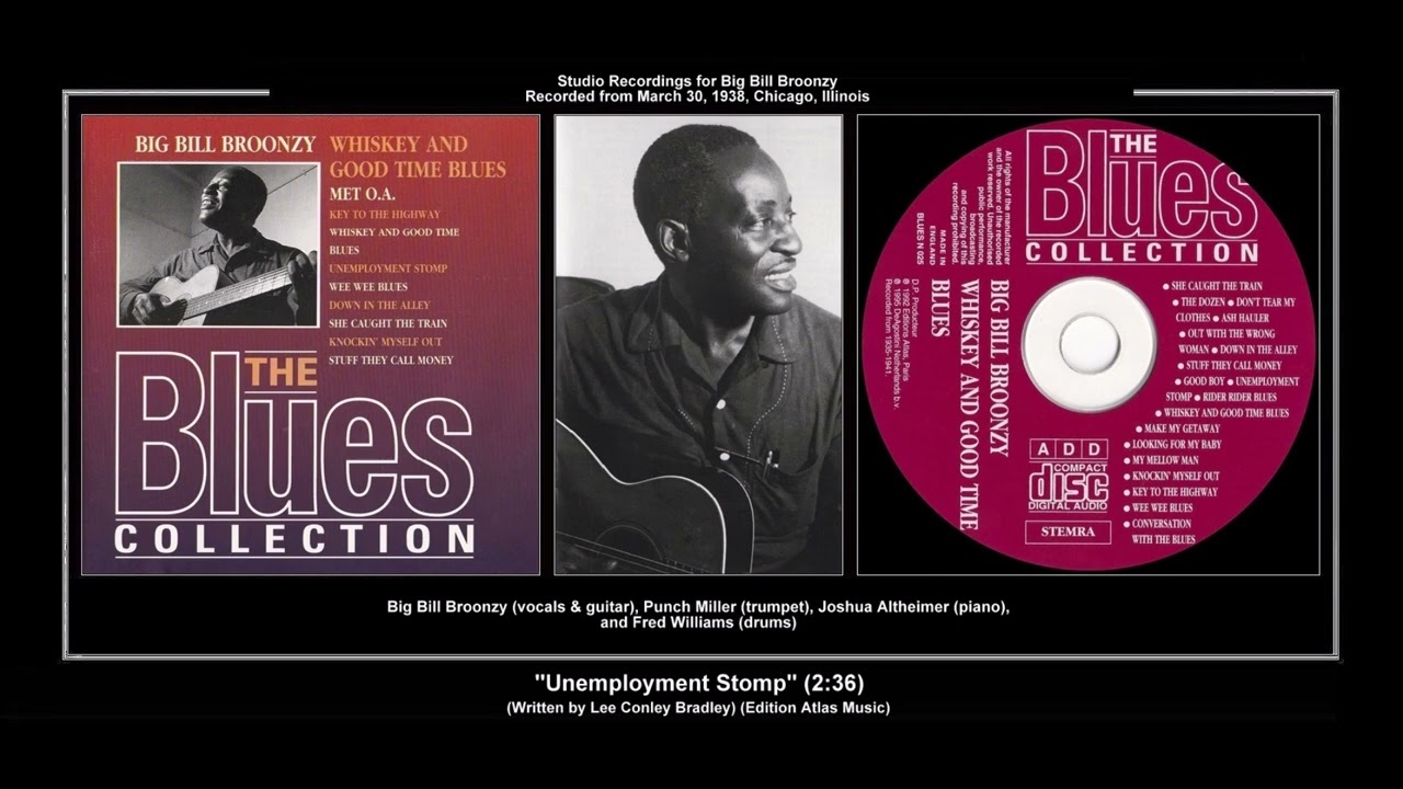 *(1938) ARC ''Unemployment Stomp'' (N 025-9 Master) Big Bill Broonzy