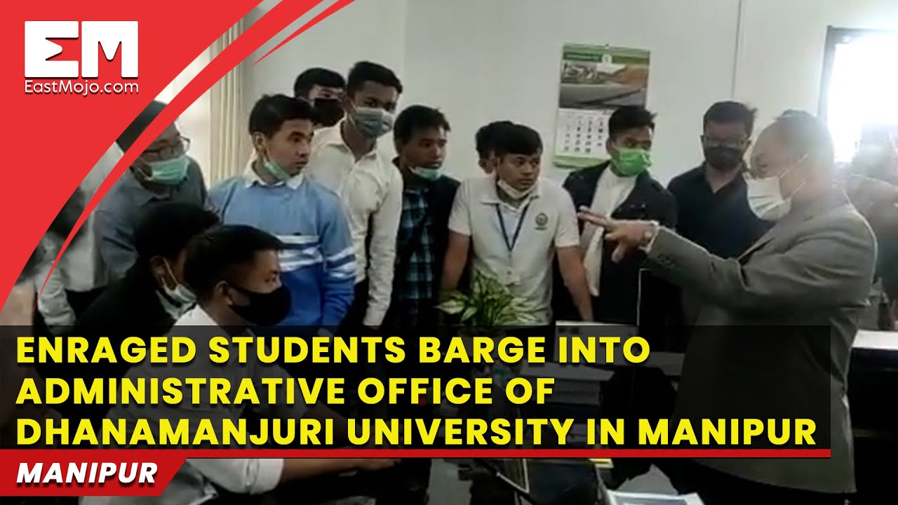 Manipur: DM University students storm VC office over delay in results