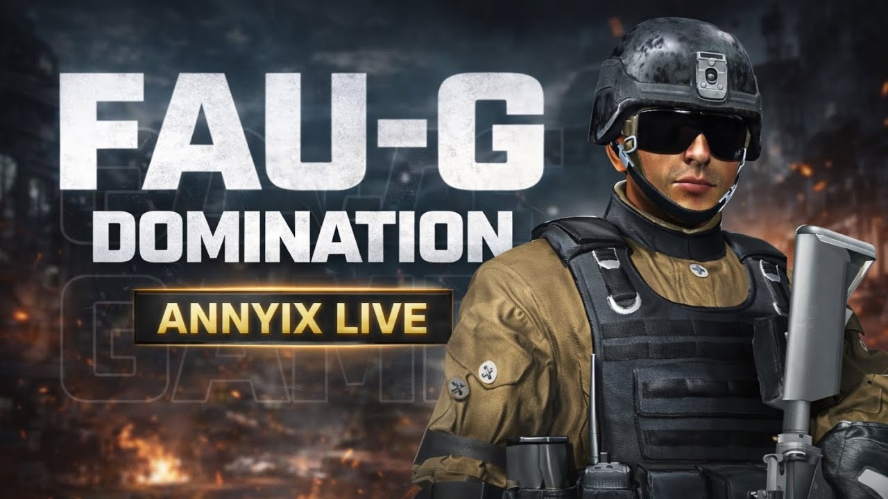 Fau-g Domination Live Gameplay 🔥 | FAU-G DOMINATION LIVE 😈 | Annyix Live