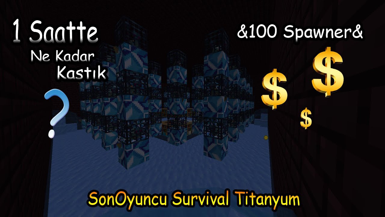 SonOyuncu Survival Titanyum - 1 Saatte Ne Kadar Kastık Serisi - Büyülü Kitap & Para Bu İşte !!!
