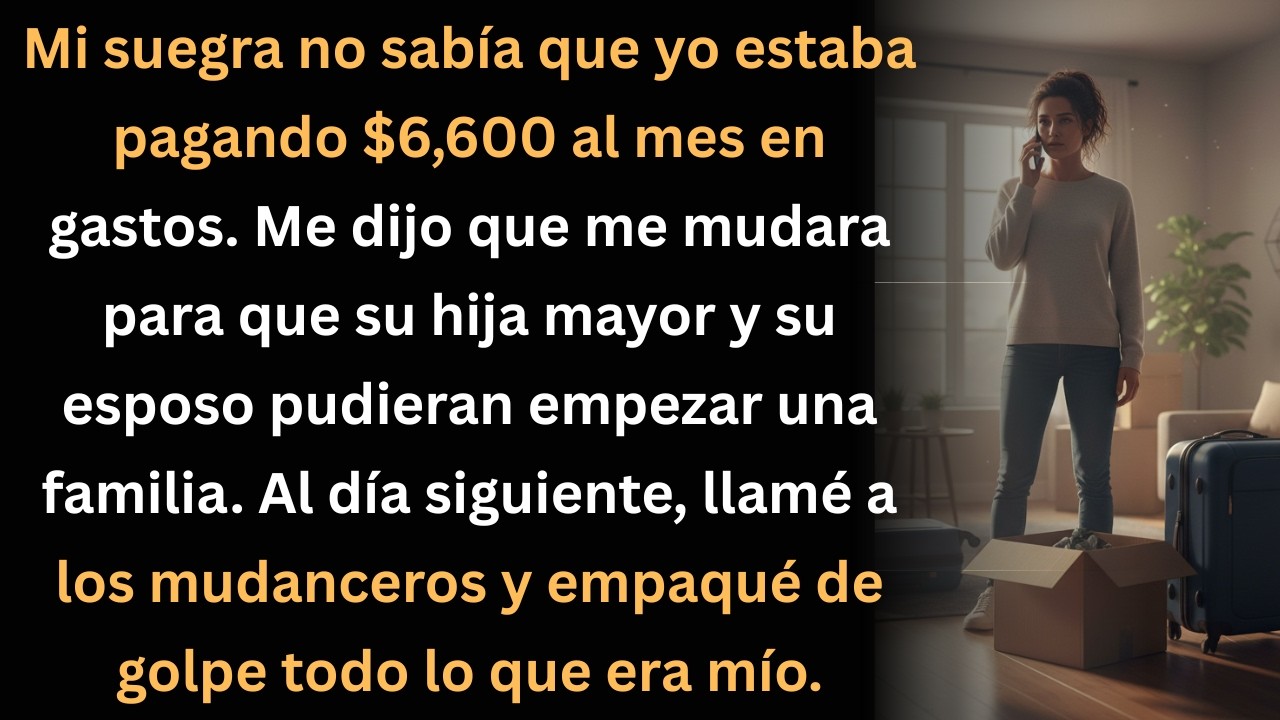 Mi suegra me pidió irme, pero lo que hice al día siguiente nadie lo esperaba.
