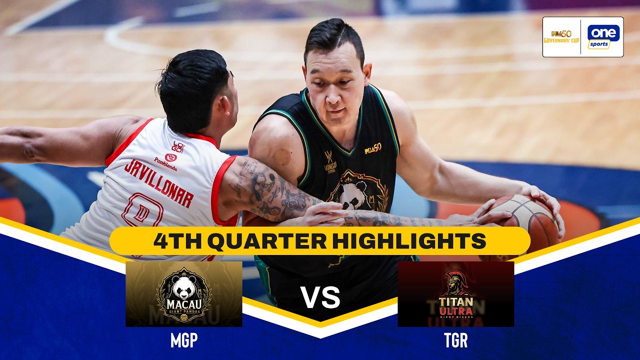 MACAU vs TITAN ULTRA | 4TH QUARTER HIGHLIGHTS | PBA SEASON 50 GOVERNORS' CUP