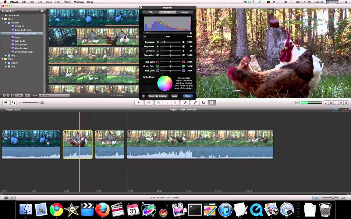 iMovie 11 Tutorial - Advanced Color Correction
