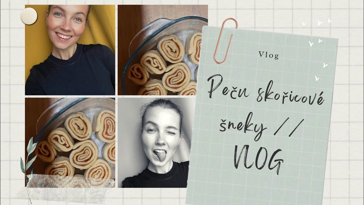 Vlog / 1. Adventní neděle / Peču šneky