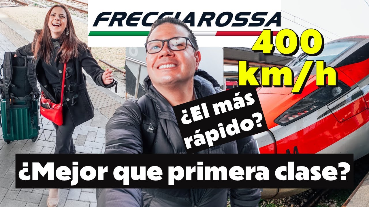 🔴ASI ES EL TREN MAS RAPIDO DE EUROPA (Frecciarossa 1000 Trenitalia) Zorito Y Doug
