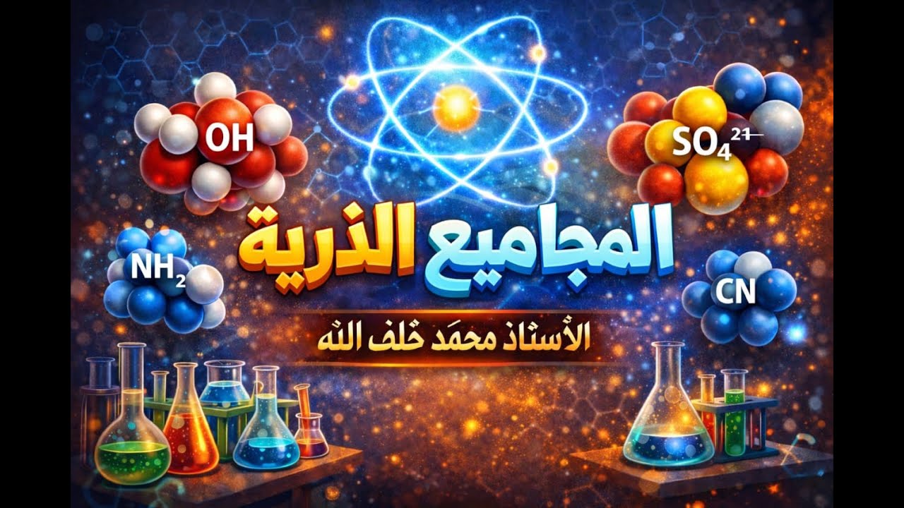 المجموعه الذرية ( الايون متعدد الذرات ) علوم الصف الاول الاعدادى مستر محمد خلف الله