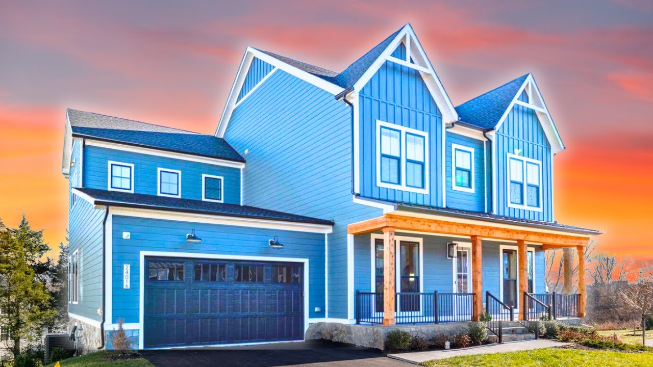 Tour the 5600 sqft Belmont Model by Van Metre located in Hartland - Farmhouse in Aldie, Virginia
