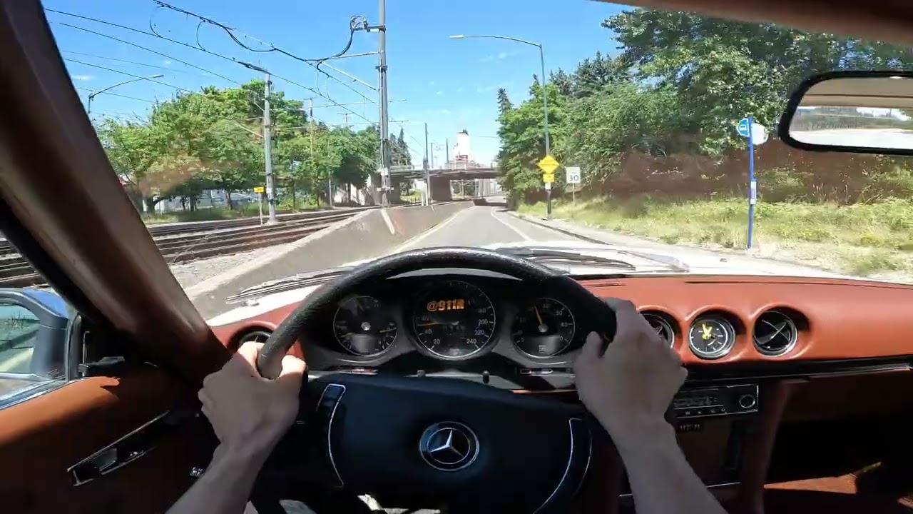 1972 Mercedes 350SL POV Test Drive