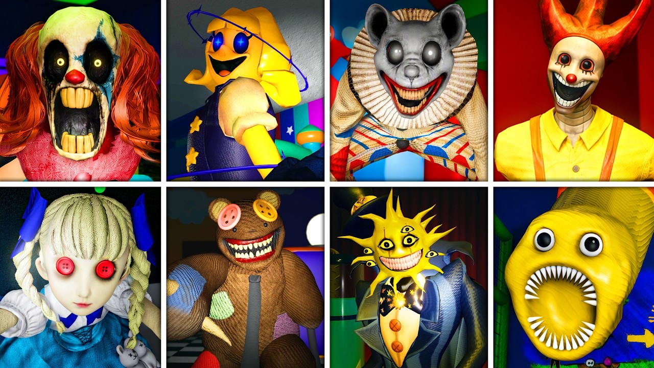 WONDERLAND [UPDATE] - All NEW Monsters Jumpscares & All Bosses Chases + Ending (Showcase)