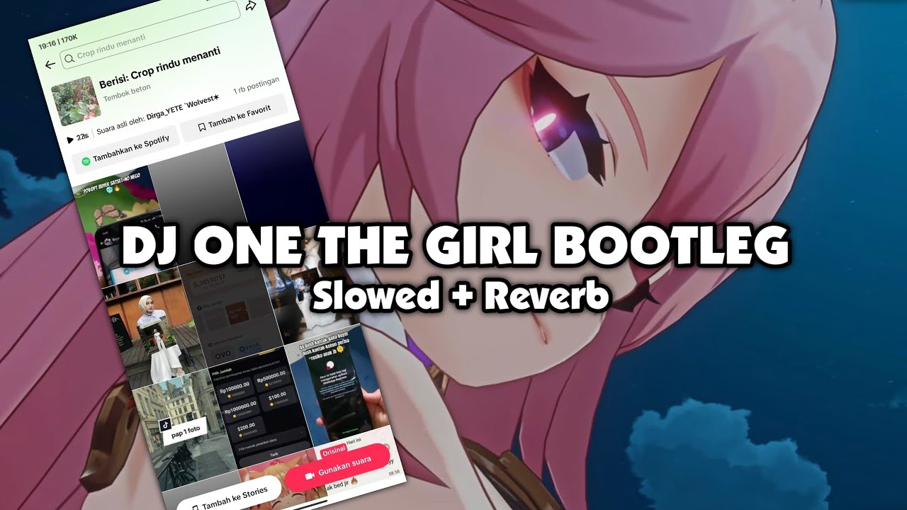 DJ ONE THE GIRL BOOTLEG (Slowed + Reverb)