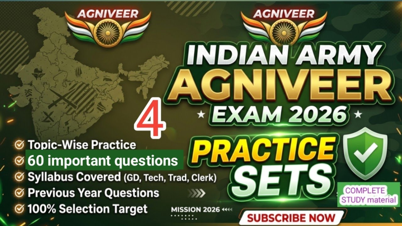 Live Agniveer Army Test Series
