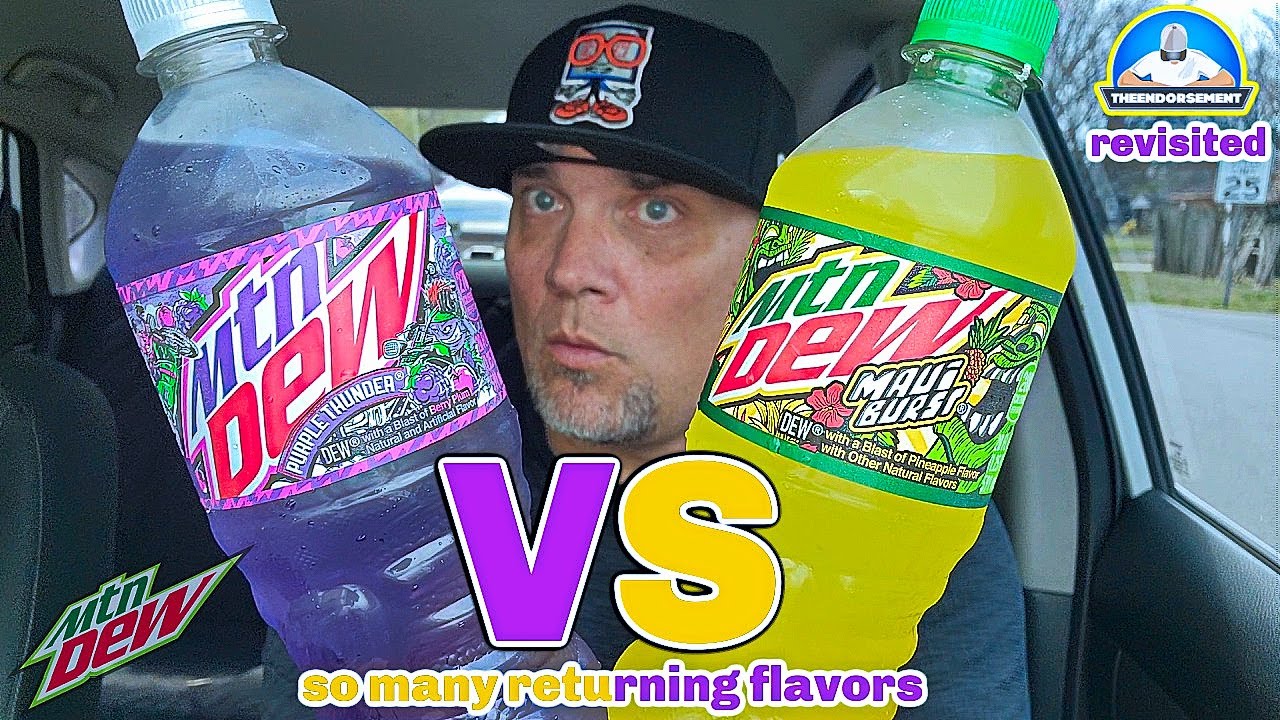 Mtn Dew&reg; Purple Thunder 🆚 Mtn Dew&reg; Maui Burst! 🏍️🍍 | Returning Flavor Alert | theendorsement