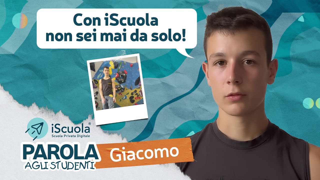 SCUOLA ONLINE per sportivi: l'esperienza di Giacomo come studente iScuola
