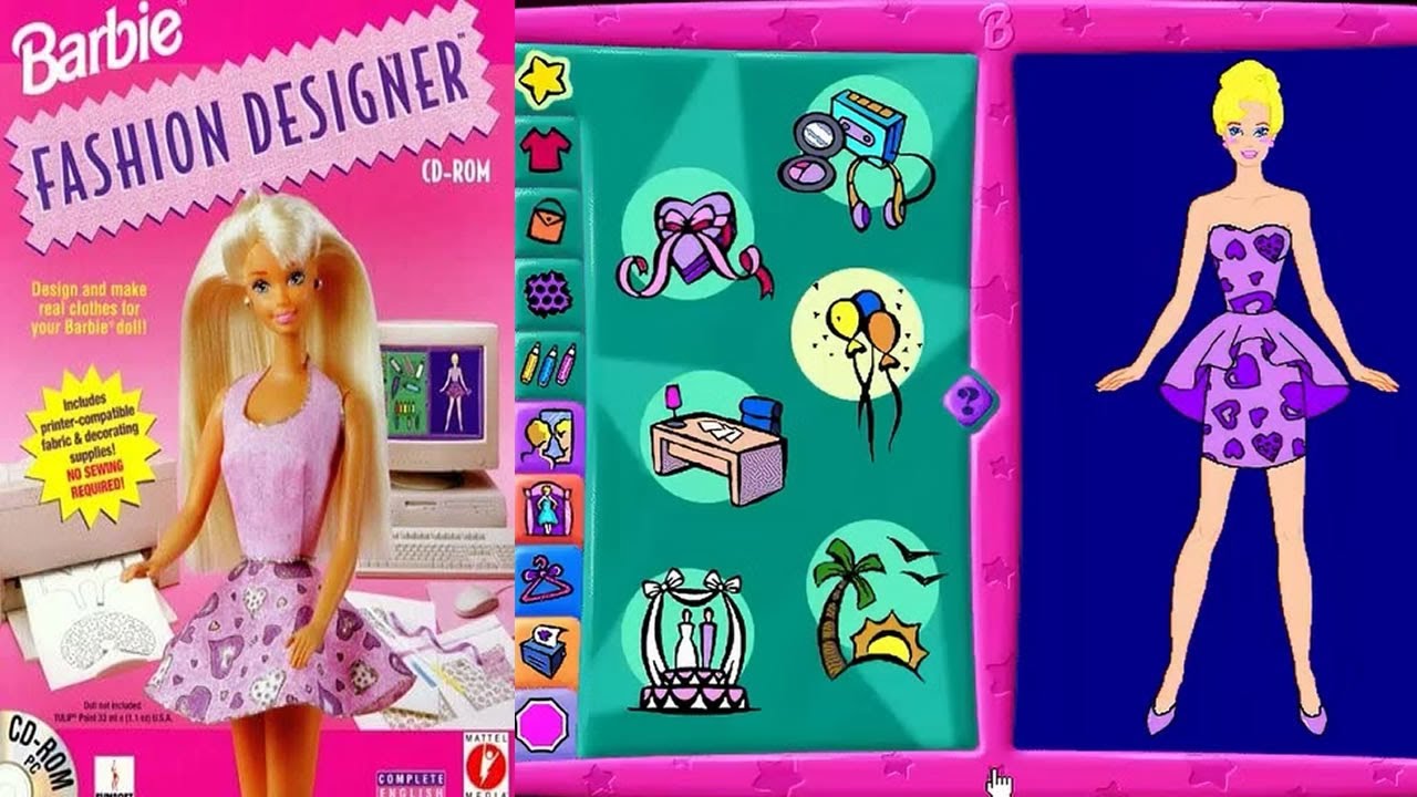 Barbie: Fashion Designer (1996) | PC Gameplay No Commentary
