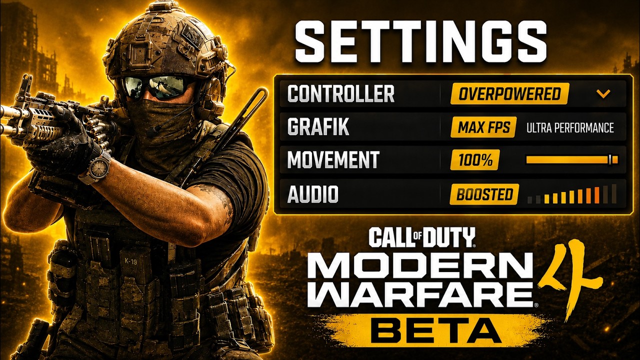 You NEED These Settings for the MW4 BETA! 🛠 (PC/Console + Controller Settings)