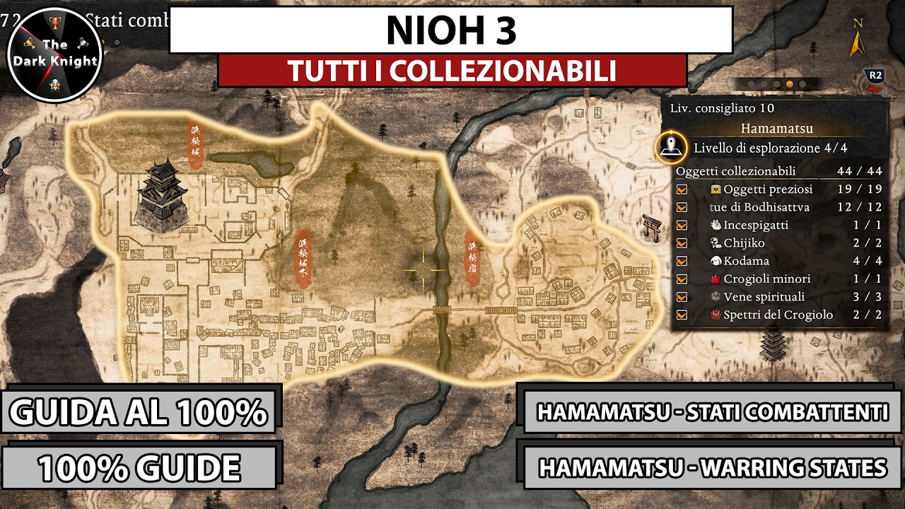 Nioh 3: Tutti i collezionabili - Hamamatsu (Stati combattenti) - Collectibles