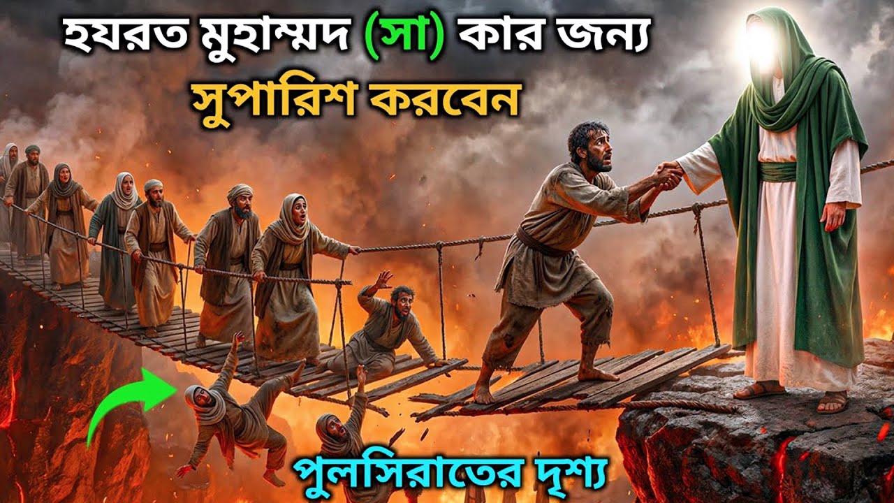 হযরত মুহাম্মদ (সা) এর উম্মত কিয়ামতের দিনে পুলসিরাতে কীভাবে পার করবে | Islamic History |McsWaz Media