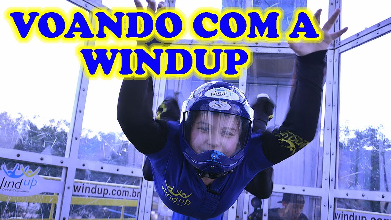DESAFIO VOANDO COM A WINDUP | EU VOEI DE VERDADE | Hora da Mari