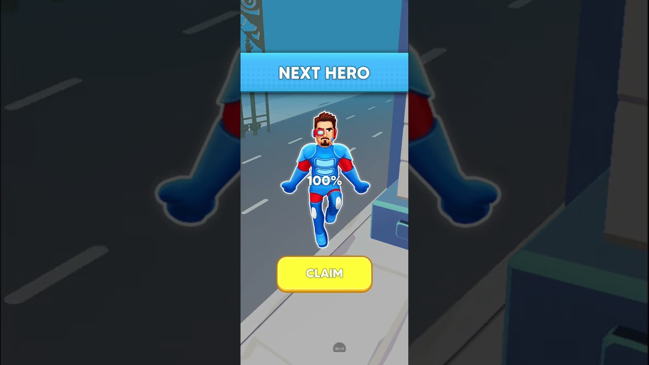 Try new superhero run..#superherorun#3drace#funnyracechallenge#unity