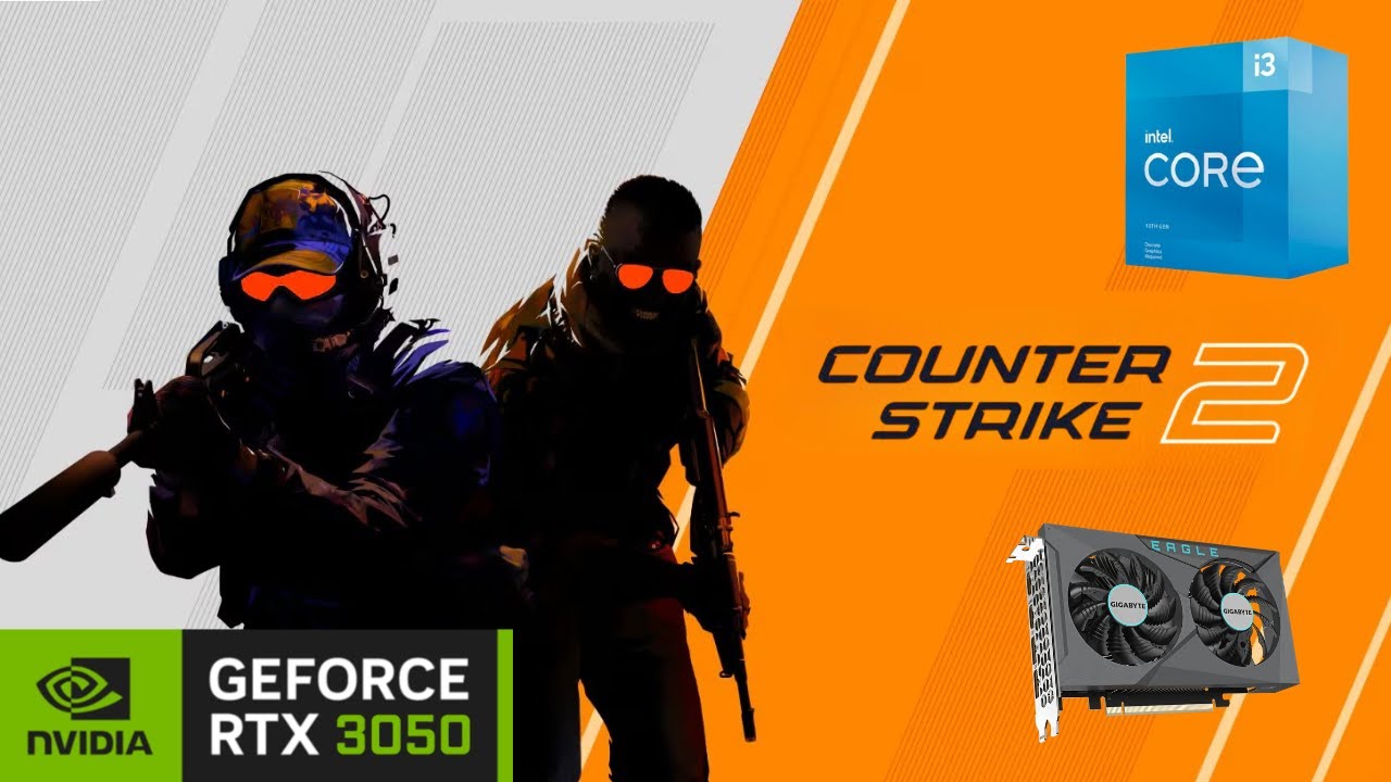 Counter Strike 2 | RTX 3050 6GB + i3 10105 | Alto 1080p | FPS / FSR