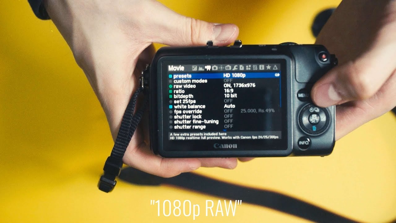 Canon EOS M RAW SAMPLES 