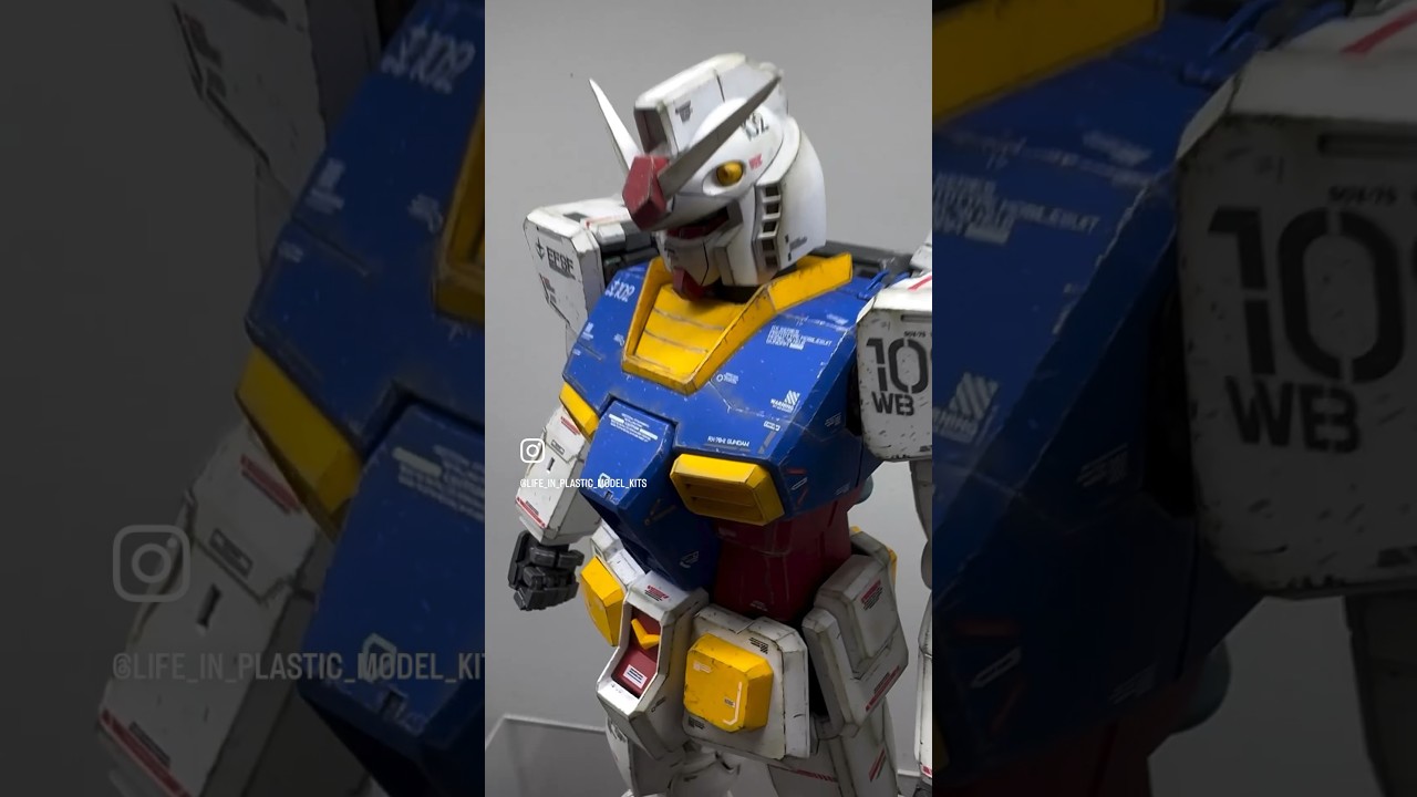 Perfect Grade Gundam RX78-2 Full Assembly and Weathering #gundam #gunpla #rx782 #weathering