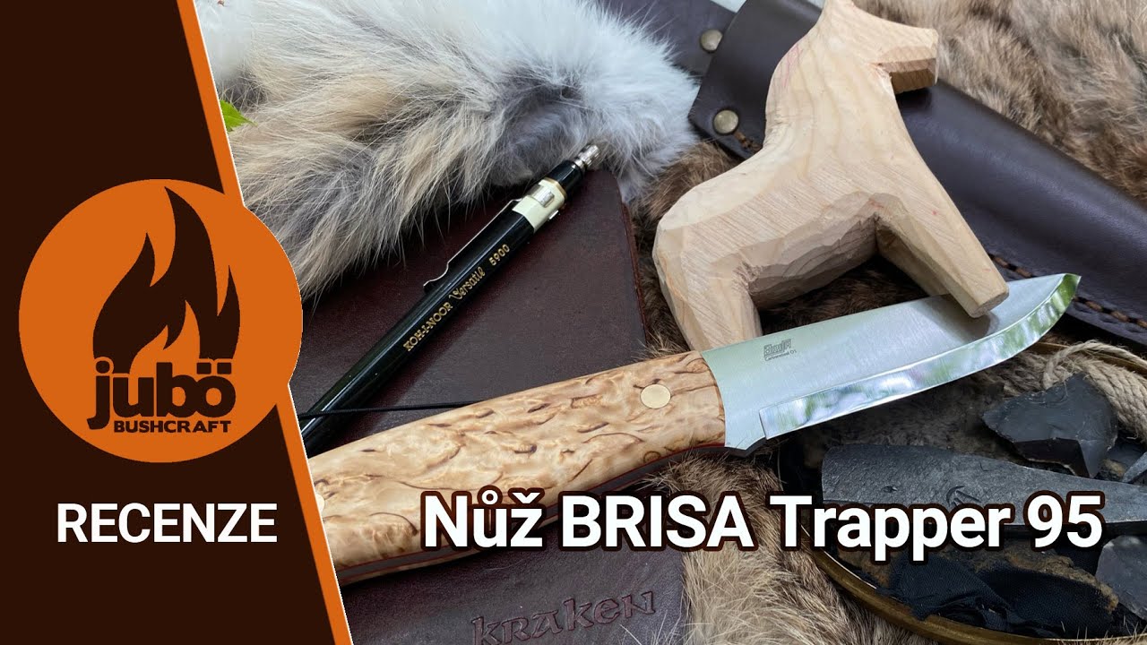 RECENZE : Nůž BRISA Trapper 95 - Stabilized Curly Birch