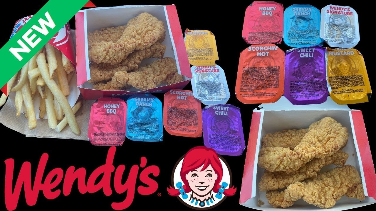 Обзор куриных наггетсов и шести новых соусов от Wendy’s