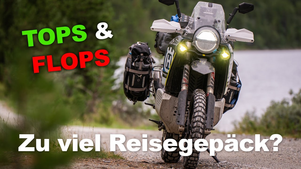Zu viel Gepäck am Motorrad? Tops & Flops