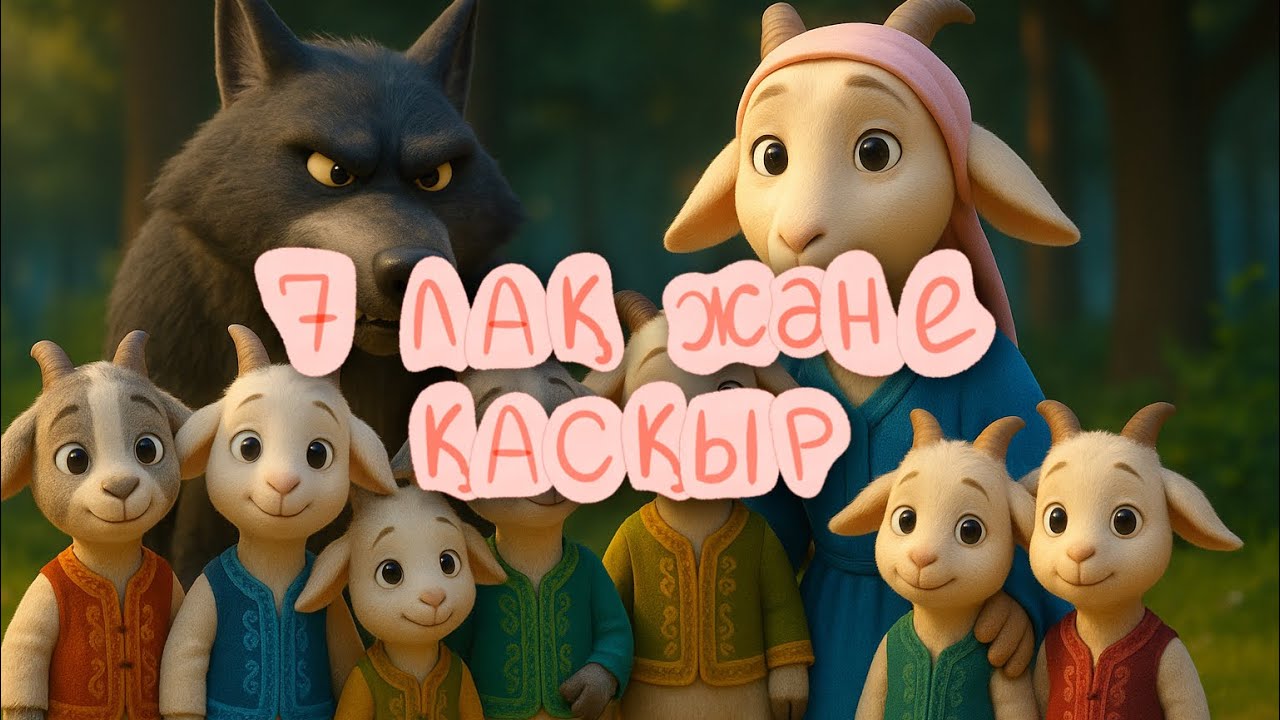 🐺🐐ҚАСҚЫР мен 7 ЛАҚ — Қазақша мультфильм #қазақша #ертегі #ертегілер