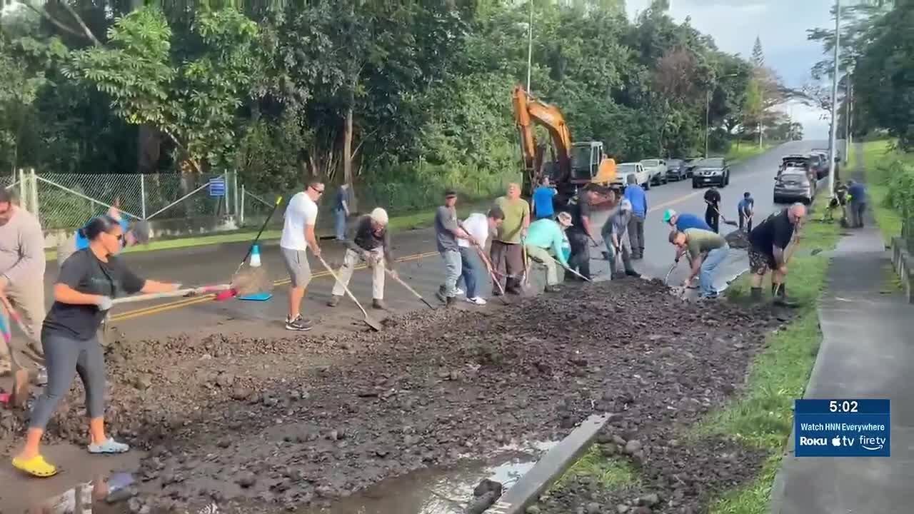 ‘Biblical’ flooding damages Oahu church, business