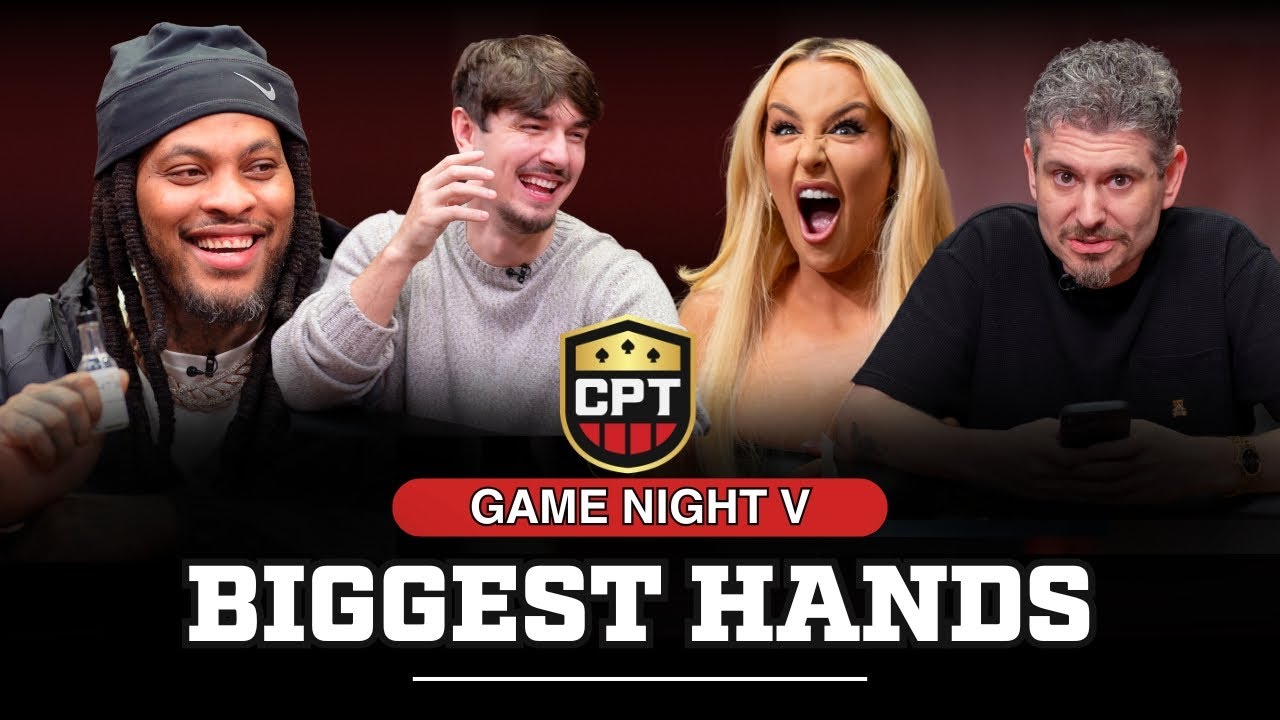 WAKA FLOCKA, BRYCE HALL & TANA MONGEAU PLAY POKER - THE BIGGEST HANDS FROM CPT GAME NIGHT V!